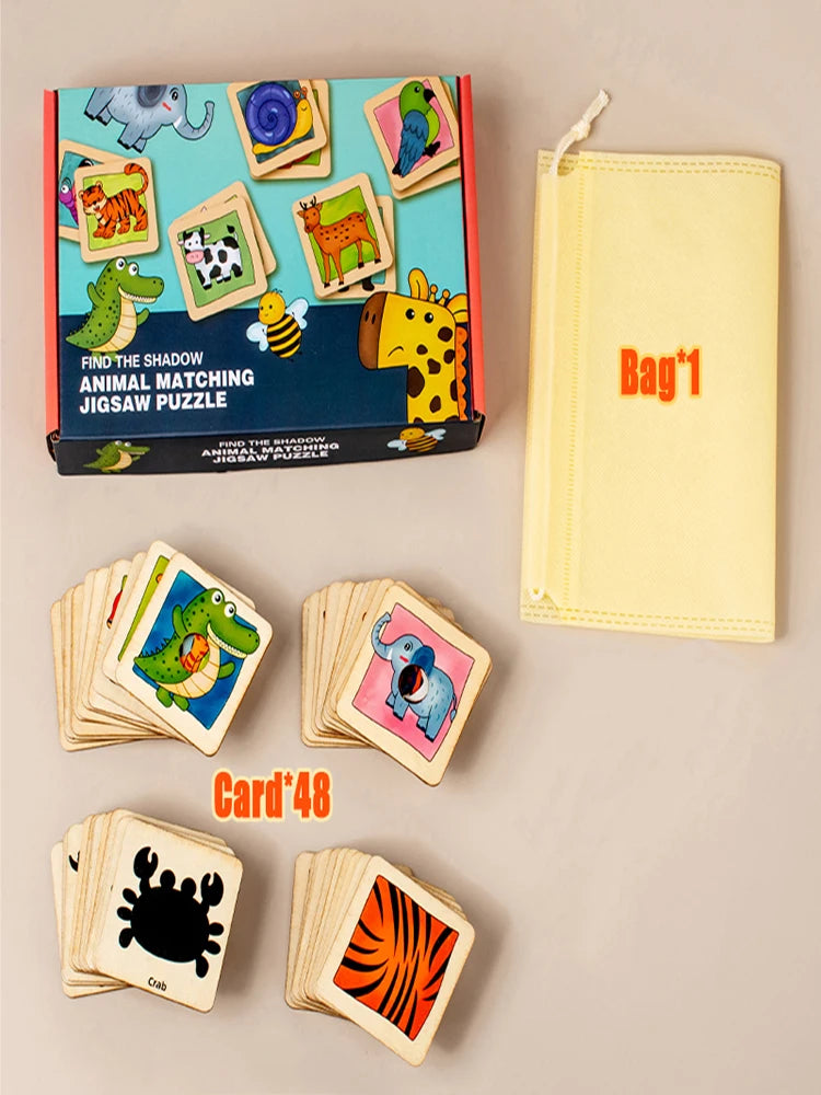 Montessori Shadow Matching Puzzle