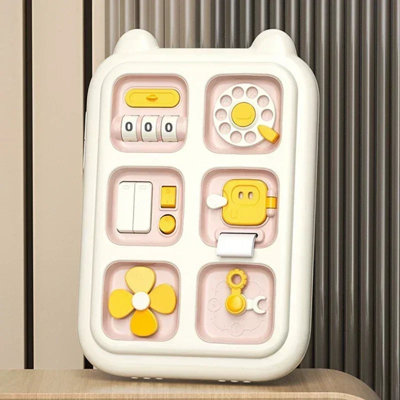 Montessori 6-in-1 Sensory Busy Board