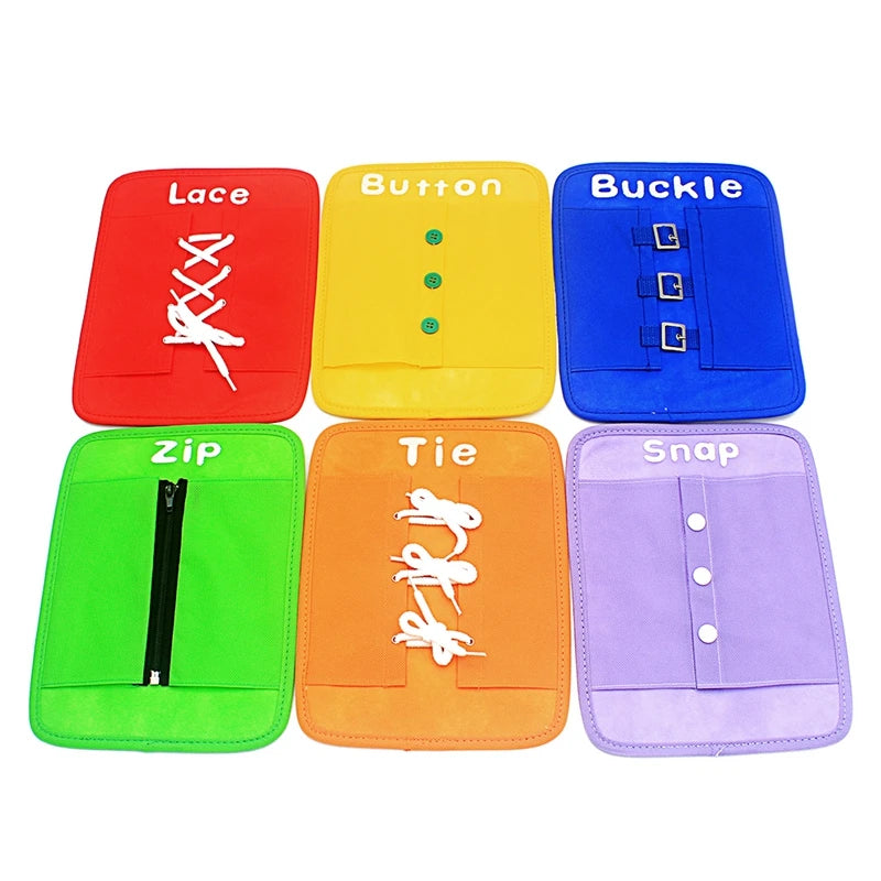 Montessori Dressing Frames (6-Piece)