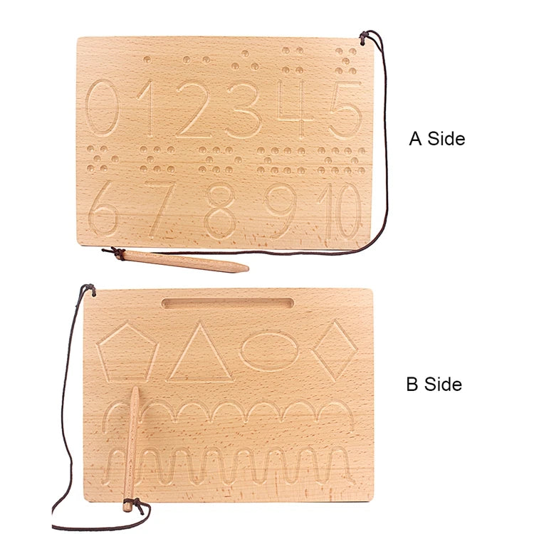 Montessori Numbers & Letters Writing Board
