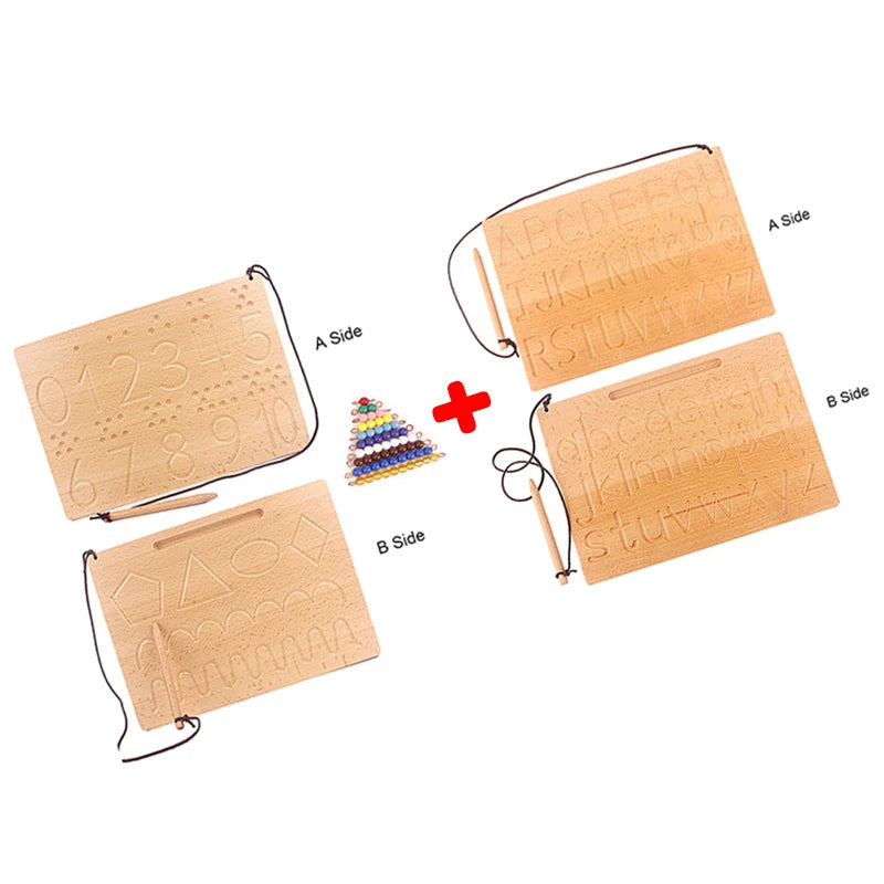 Montessori Numbers & Letters Writing Board