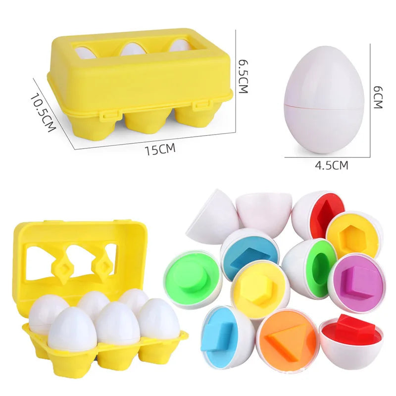 Montessori Shape-Match Eggs