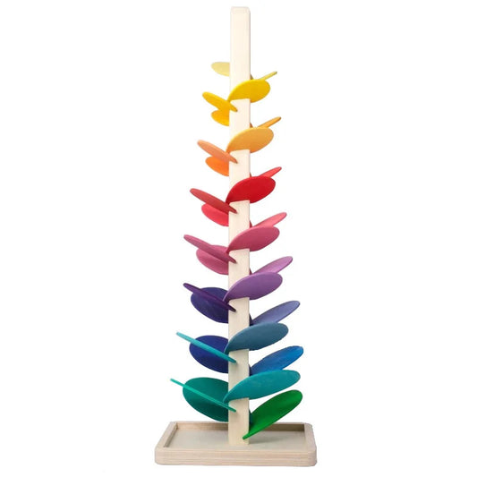 Wooden Marble Run Tree Blocks