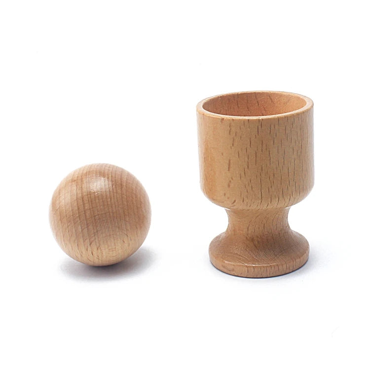 Montessori Wooden Grasping Rattle
