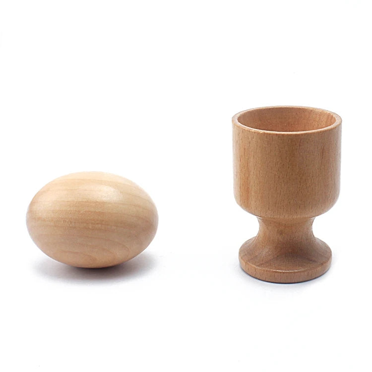 Montessori Wooden Grasping Rattle