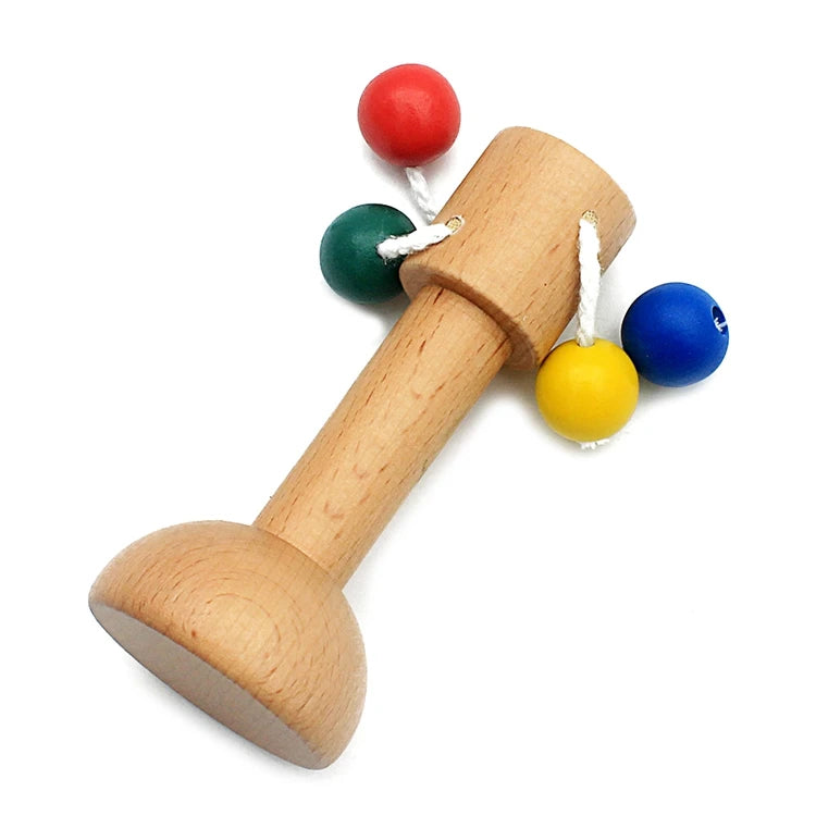 Montessori Wooden Grasping Rattle