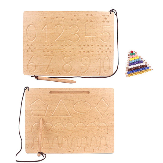 Montessori Numbers & Letters Writing Board