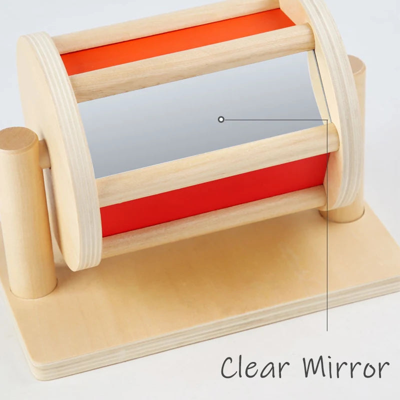 Montessori Wooden Spinning Drum