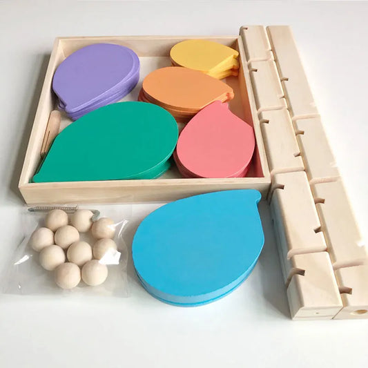 Wooden Marble Run Tree Blocks