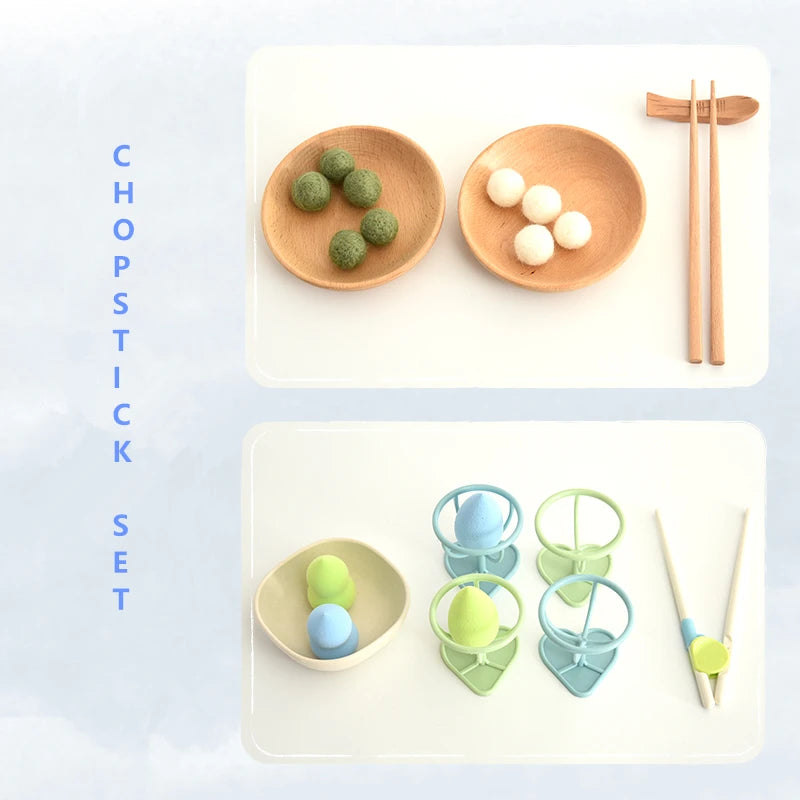 Montessori Tongs & Tweezers Set