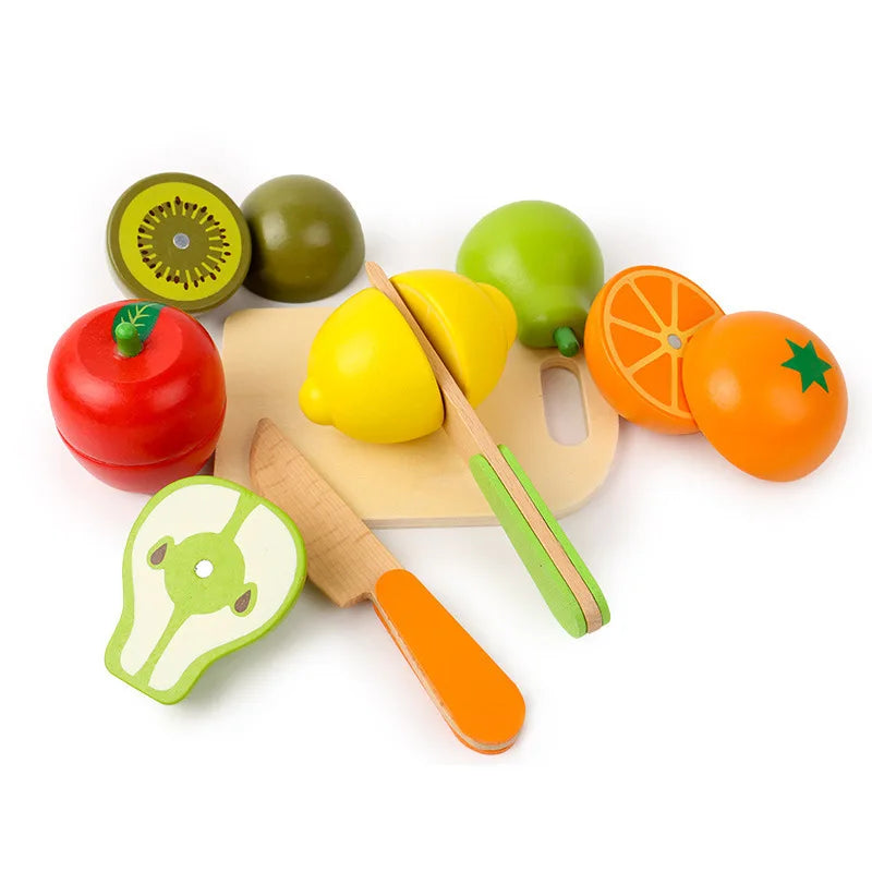 Wooden Kitchen Cutting Food Set