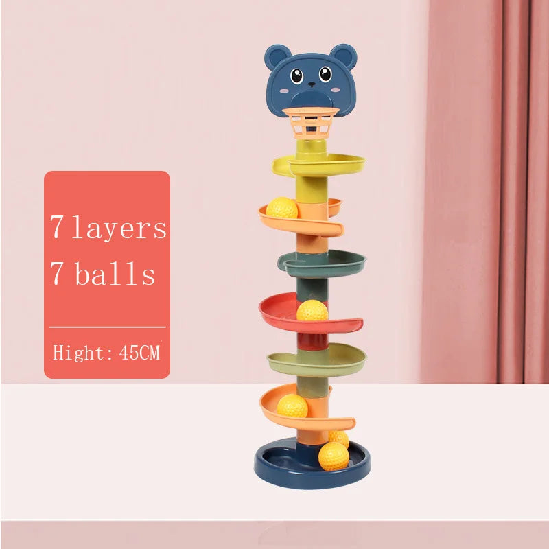 Montessori Rolling Ball & Stacking Set