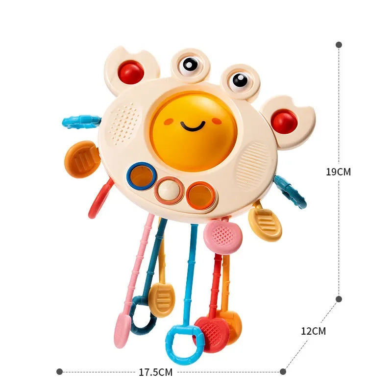 Montessori Silicone Pull-String Baby Toy