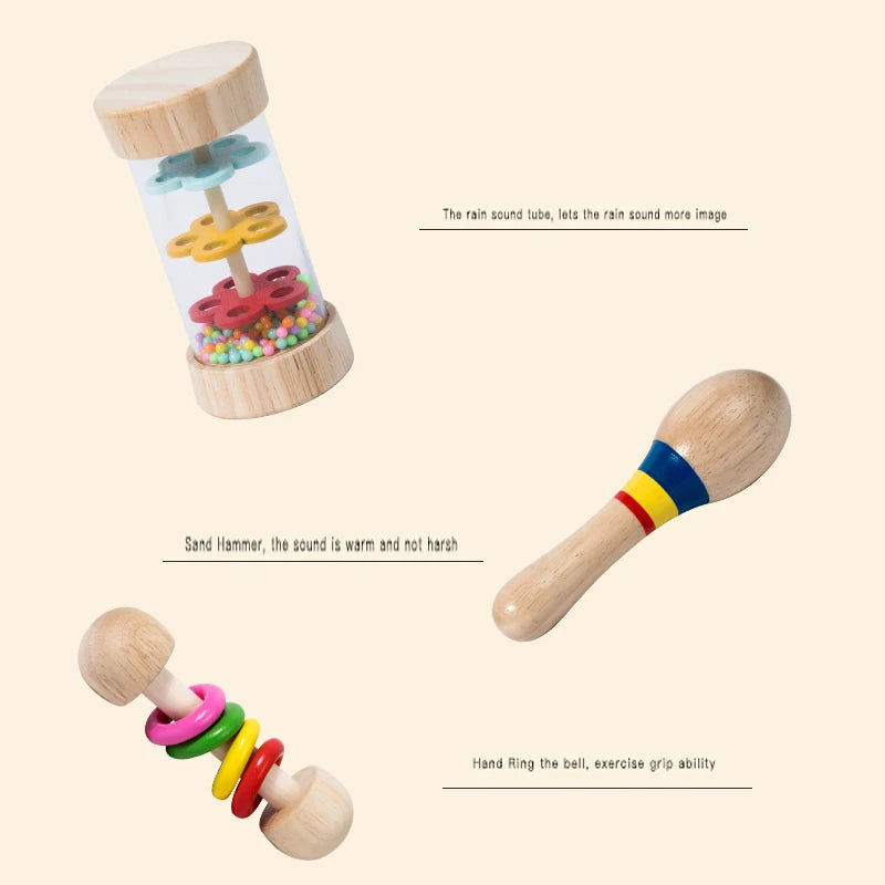 Baby Rattle & Xylophone Music Set (6-Piece)
