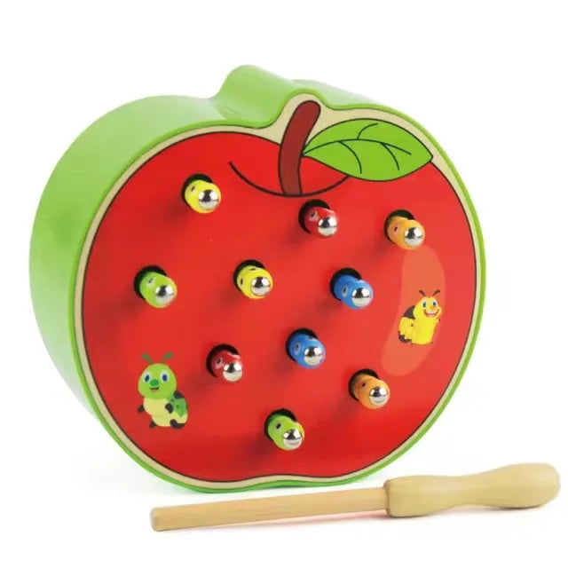 Montessori Catch the Worms Game