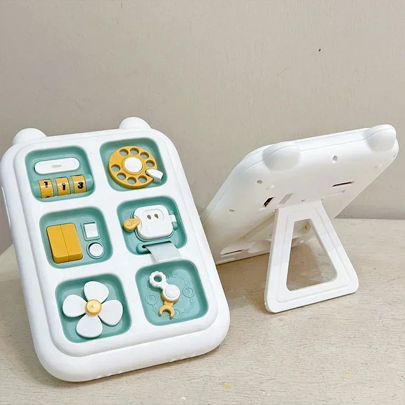 Montessori 6-in-1 Sensory Busy Board