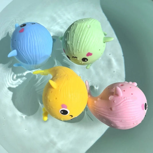 Sponge Whale Bath Squeeze Toy