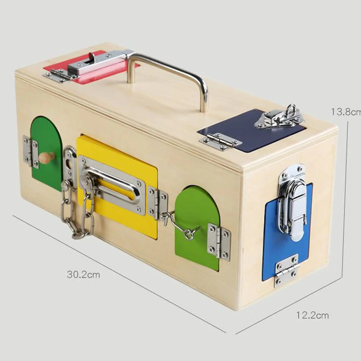 Montessori Wooden Lock & Latch Box