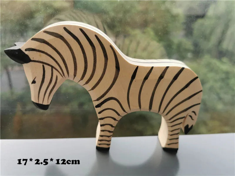Wooden Animal Stacking Blocks