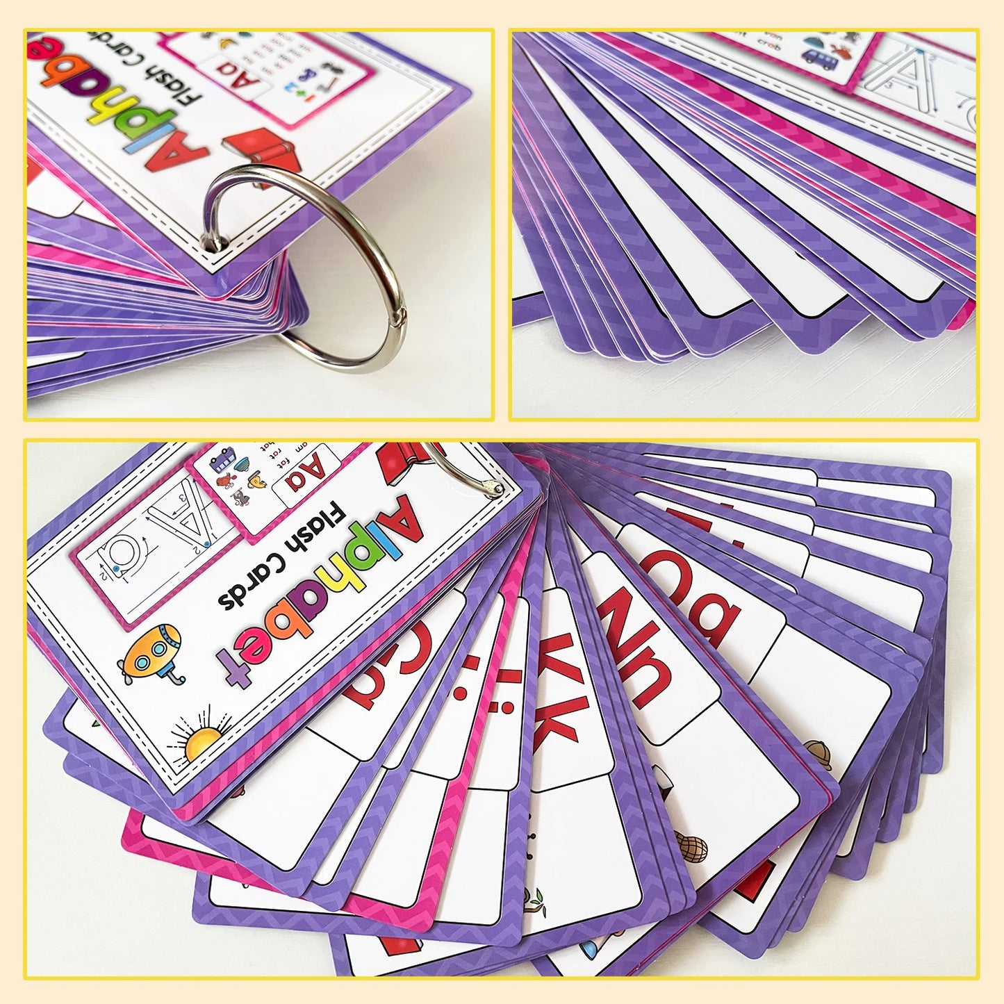 Montessori Alphabet Cards (A to Z)