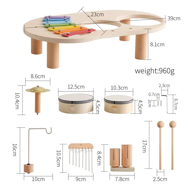 Wooden Afternoon Tea Play Set