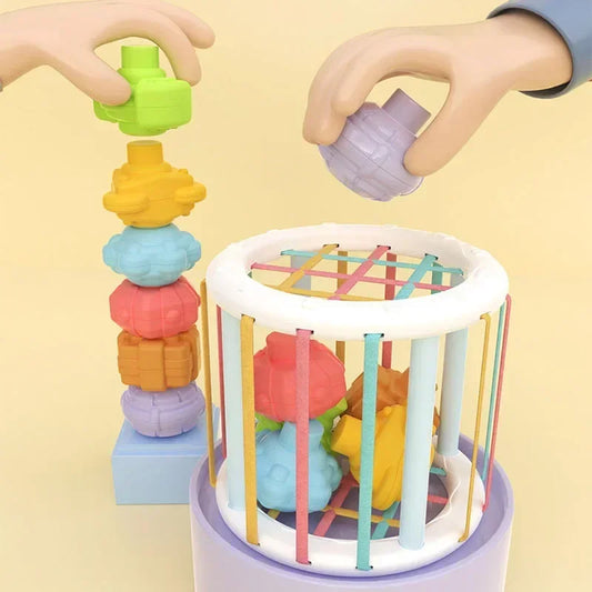 Montessori Sensory Sorting Blocks