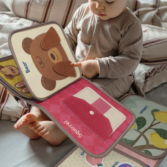 Montessori Animal Fabric Busy Book