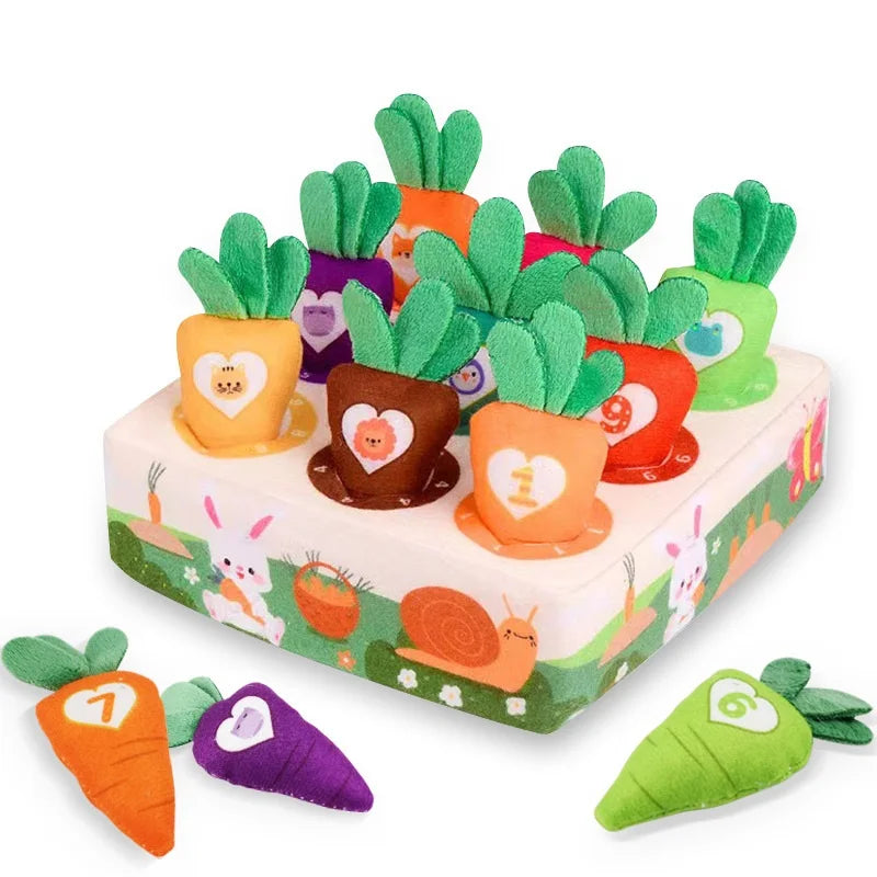 Baby Pull-Carrot Tissue Box Toy