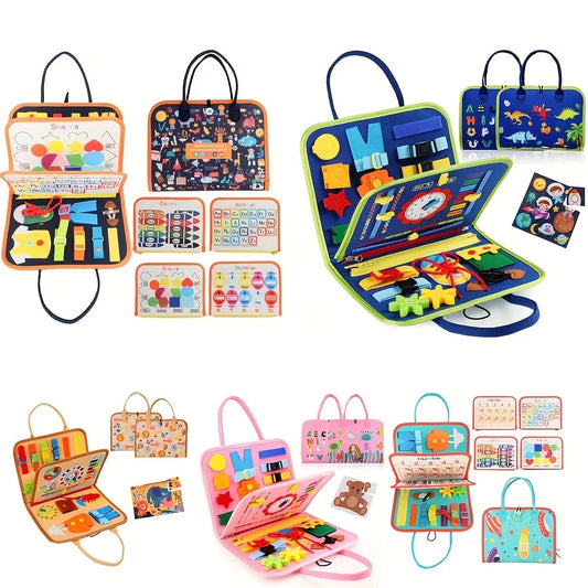 Montessori Travel Busy Board: Fine Motor