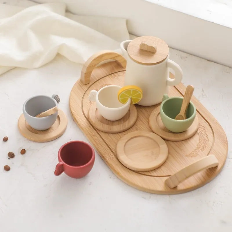Wooden Afternoon Tea Play Set