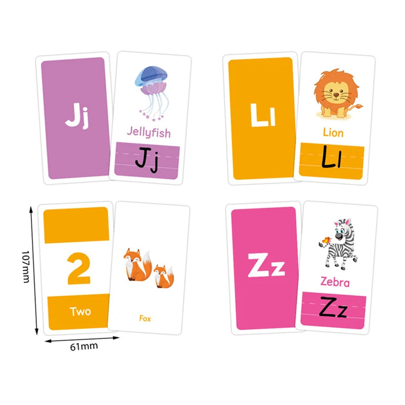 Montessori First Words & Numbers Flashcards