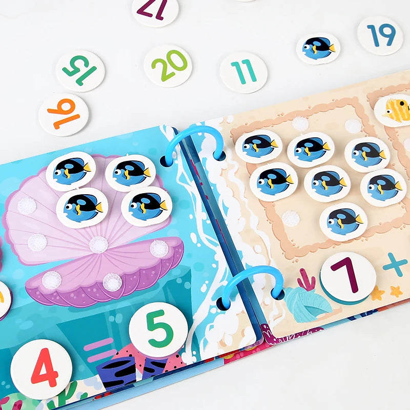 Montessori Reusable Scene Sticker Book