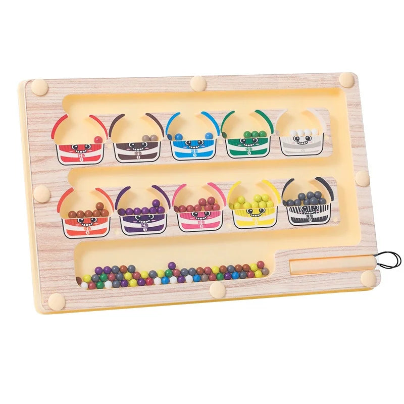 Montessori 2-in-1 Sorting Maze & Drawing Board