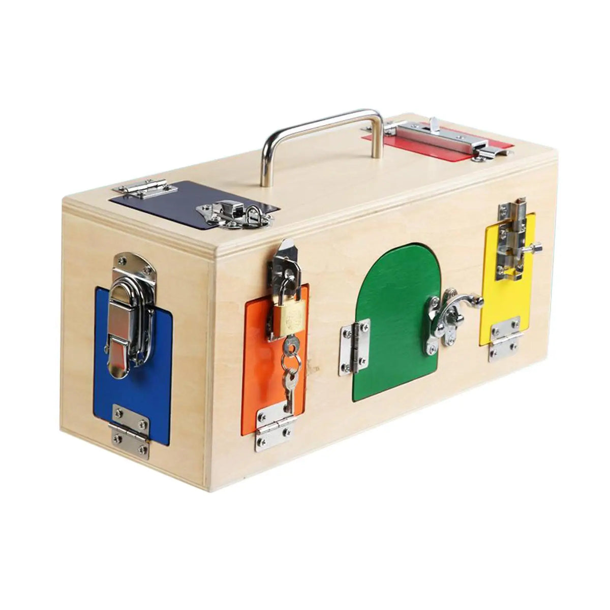 Montessori Wooden Lock & Latch Box