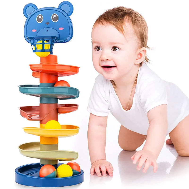 Montessori Rolling Ball & Stacking Set