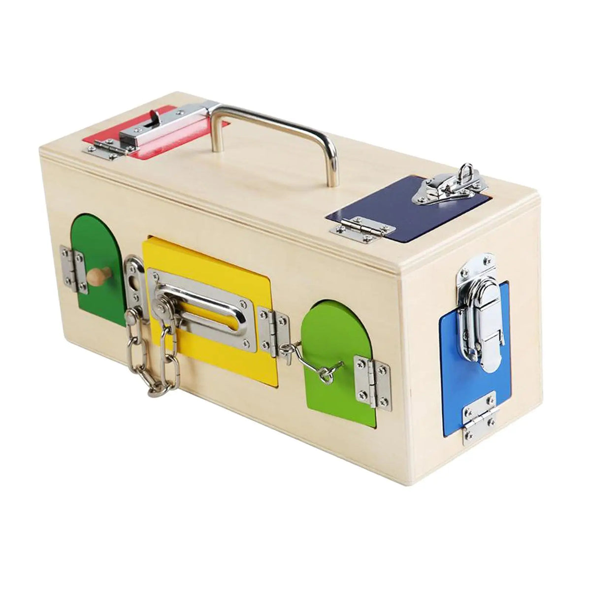 Montessori Wooden Lock & Latch Box