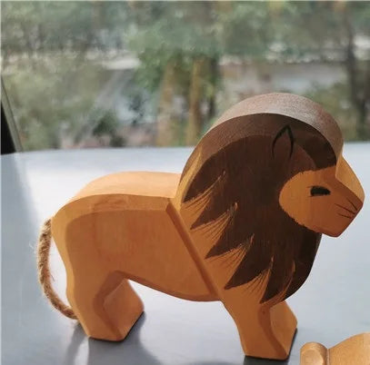 Wooden Animal Stacking Blocks
