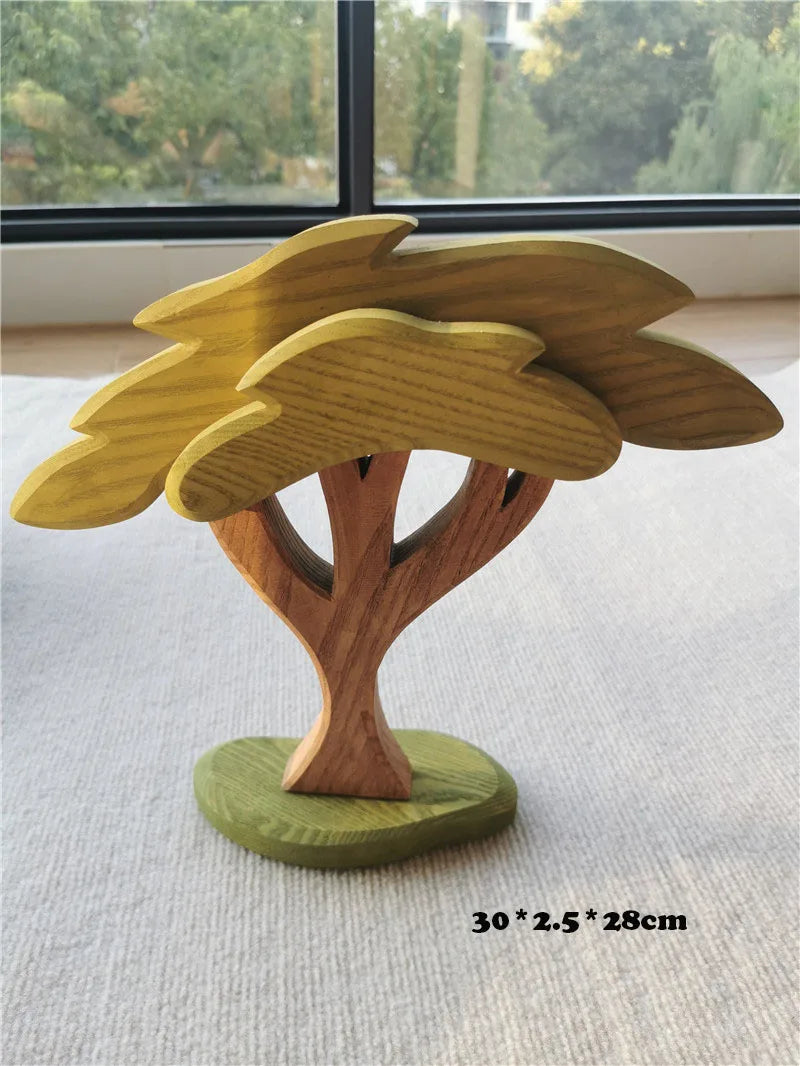 Wooden Animal Stacking Blocks