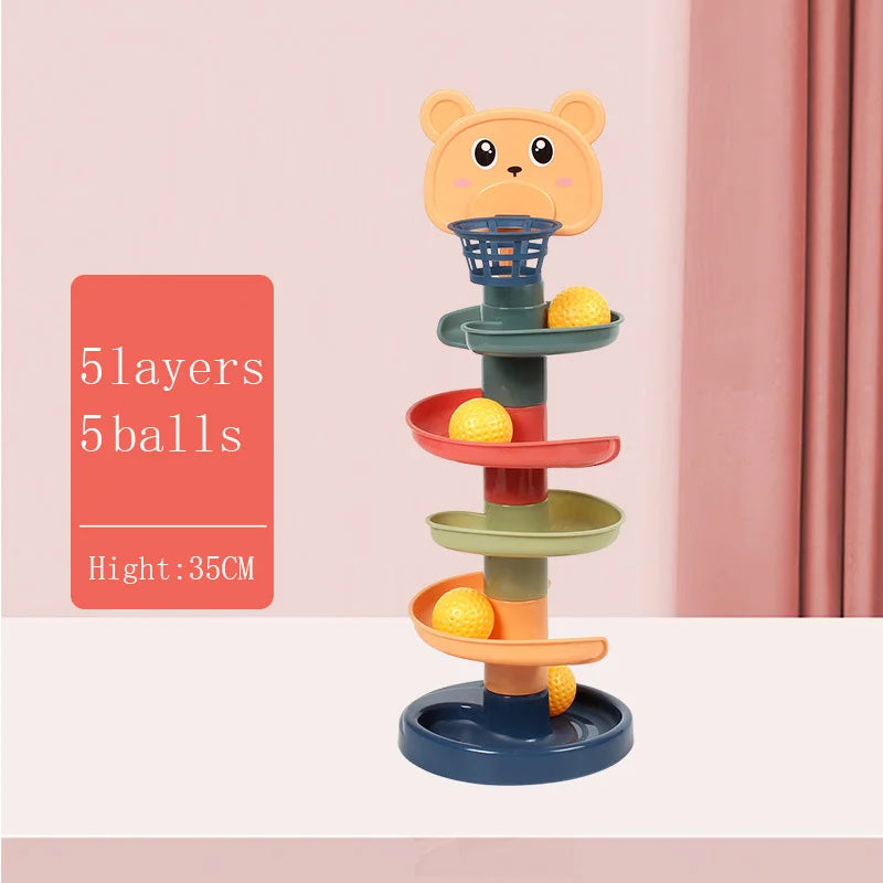 Montessori Rolling Ball & Stacking Set