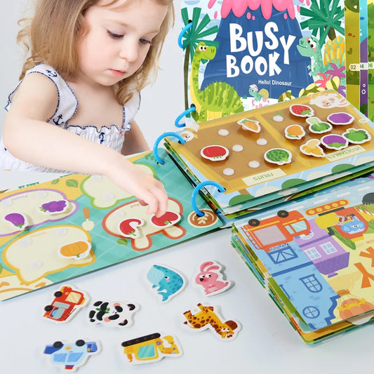 Dinosaur & Fruit Quiet Busy Book