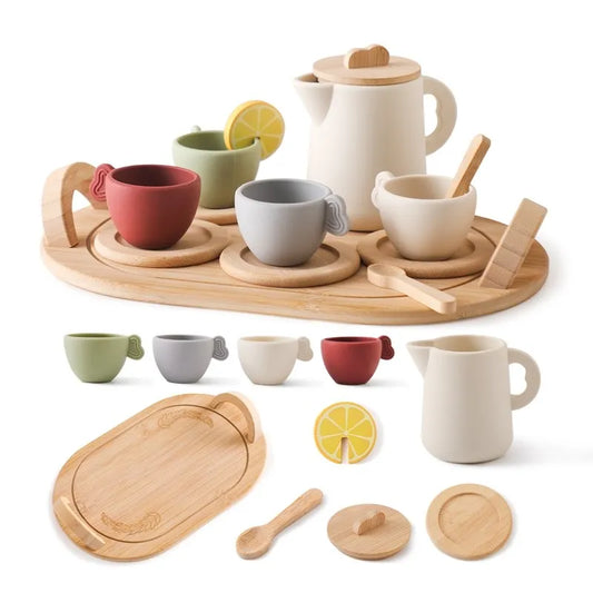 Wooden Afternoon Tea Play Set