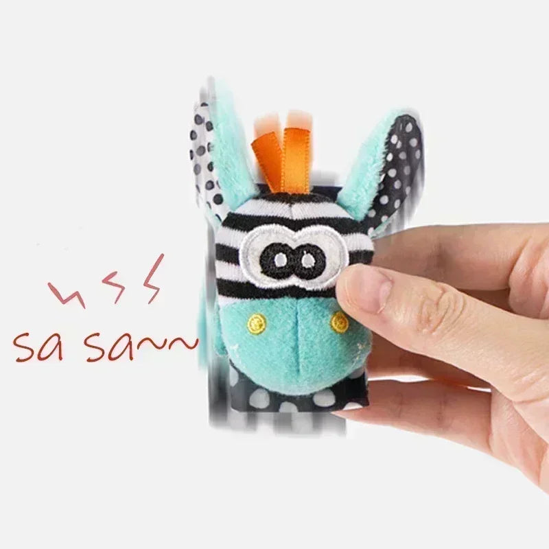 Baby Rattle Socks & Wrist Set