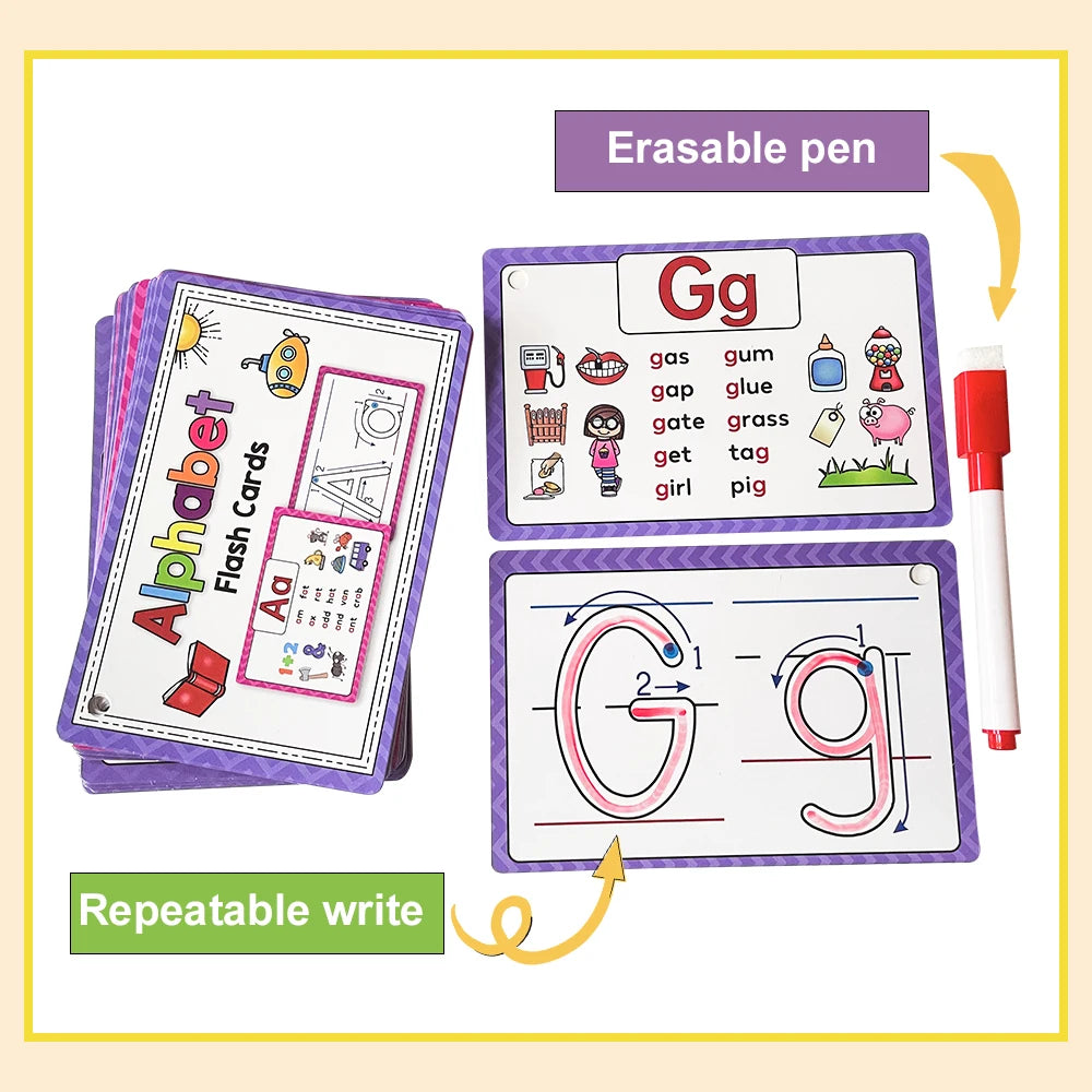 Montessori Alphabet Cards (A to Z)