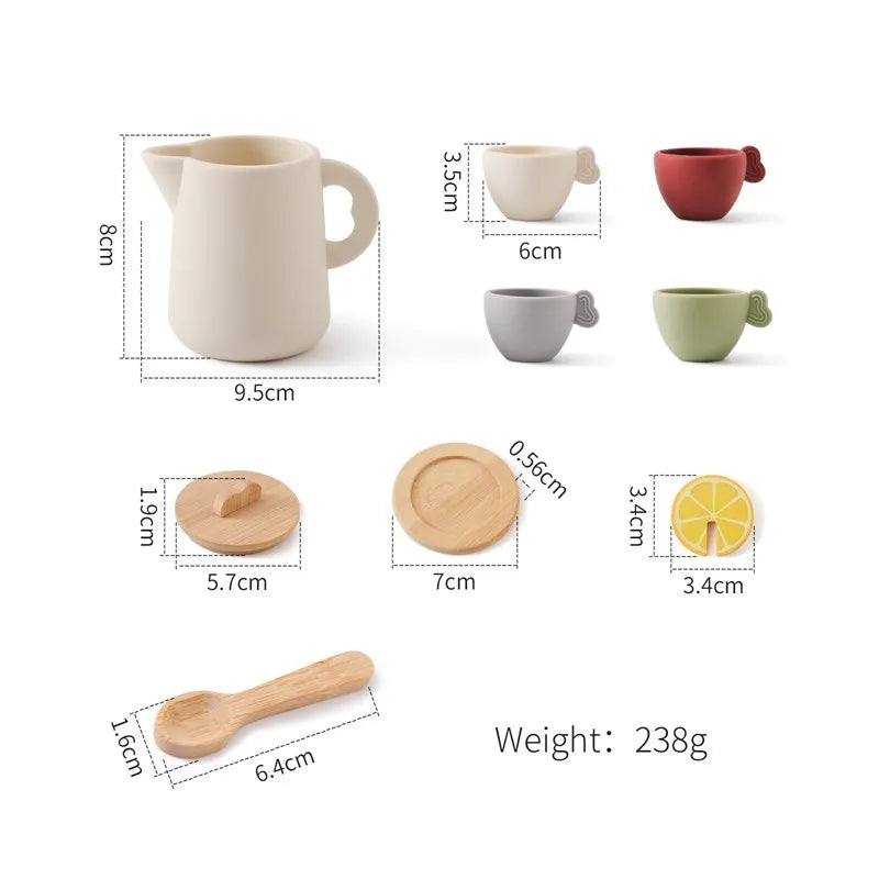 Wooden Afternoon Tea Play Set