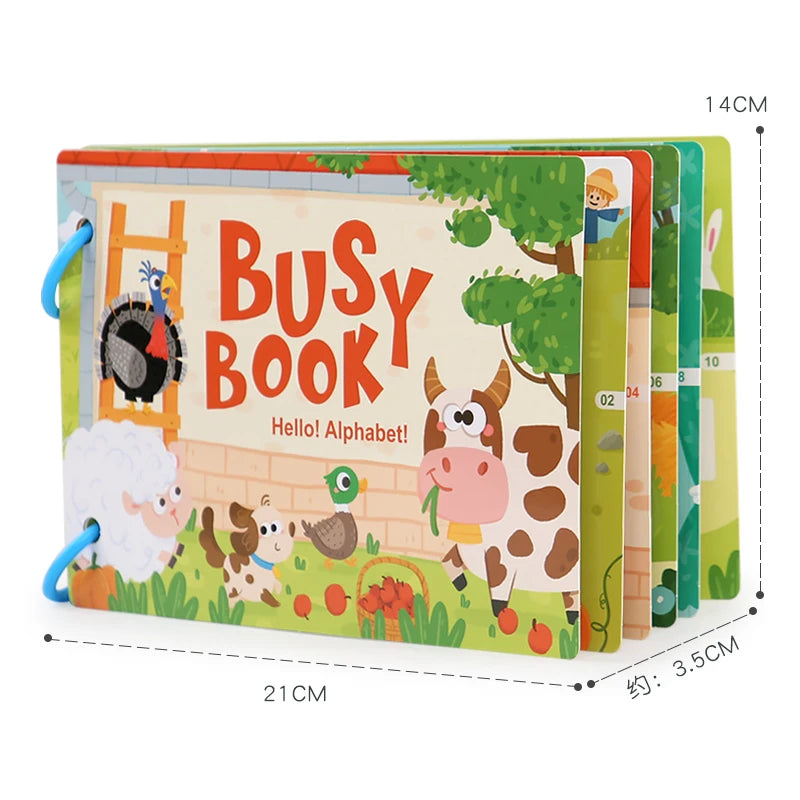 Montessori Reusable Scene Sticker Book