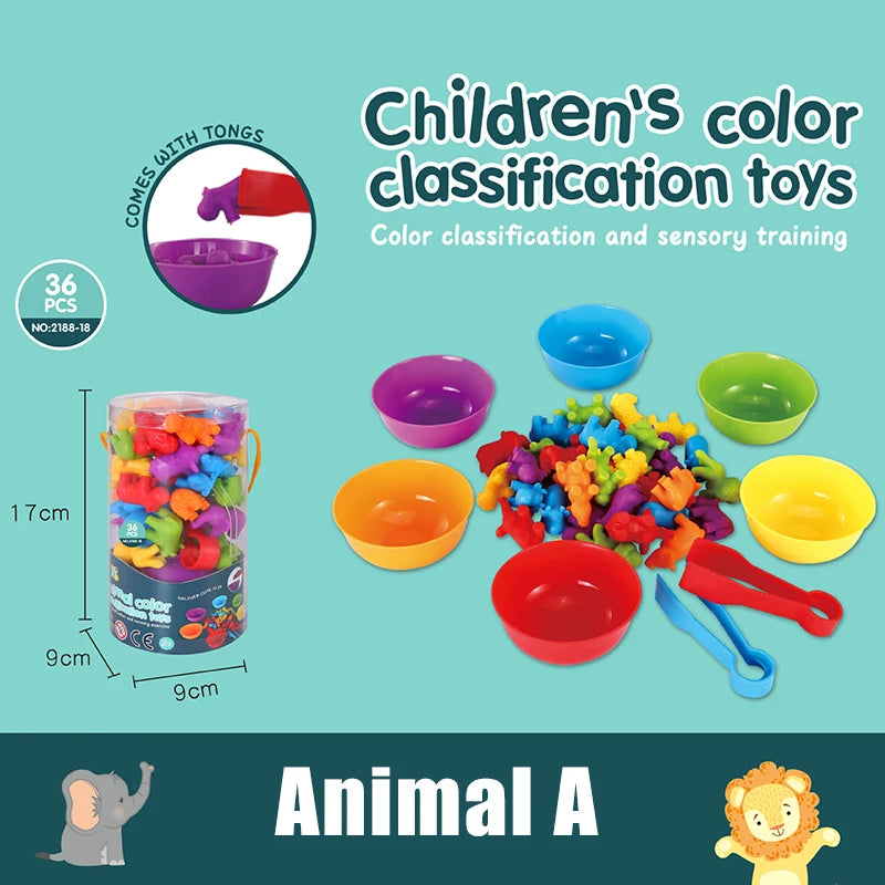 Montessori Animal Sorting & Counting Set