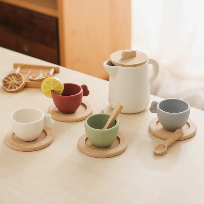 Wooden Afternoon Tea Play Set