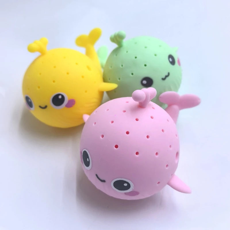 Sponge Whale Bath Squeeze Toy