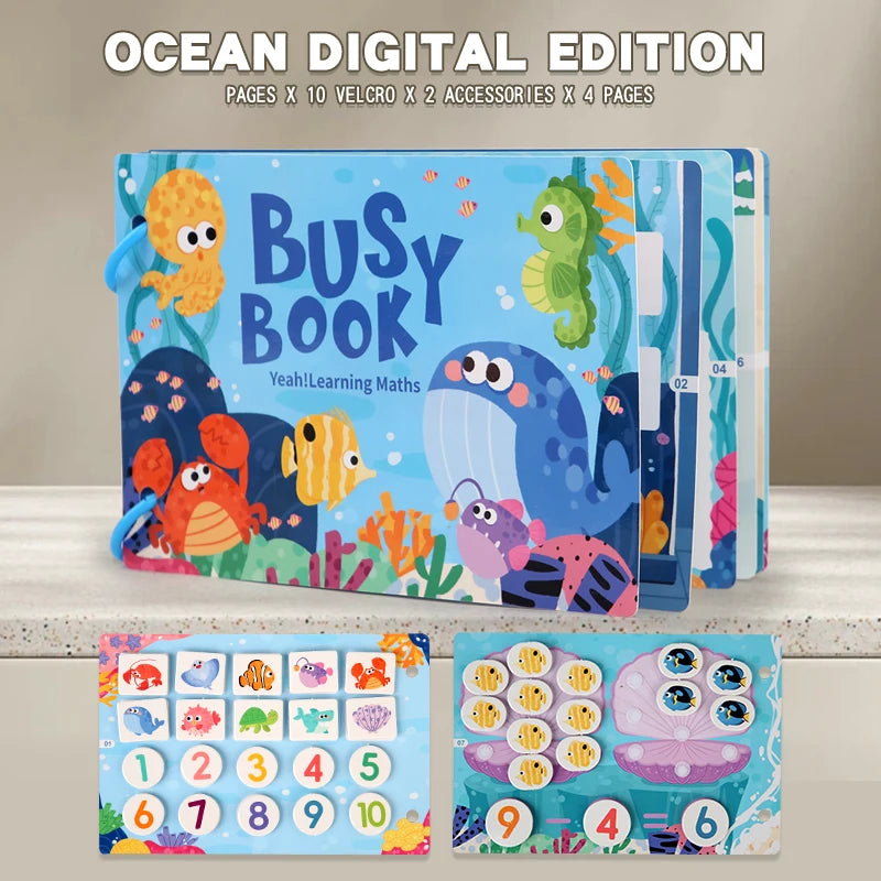 Montessori Reusable Scene Sticker Book