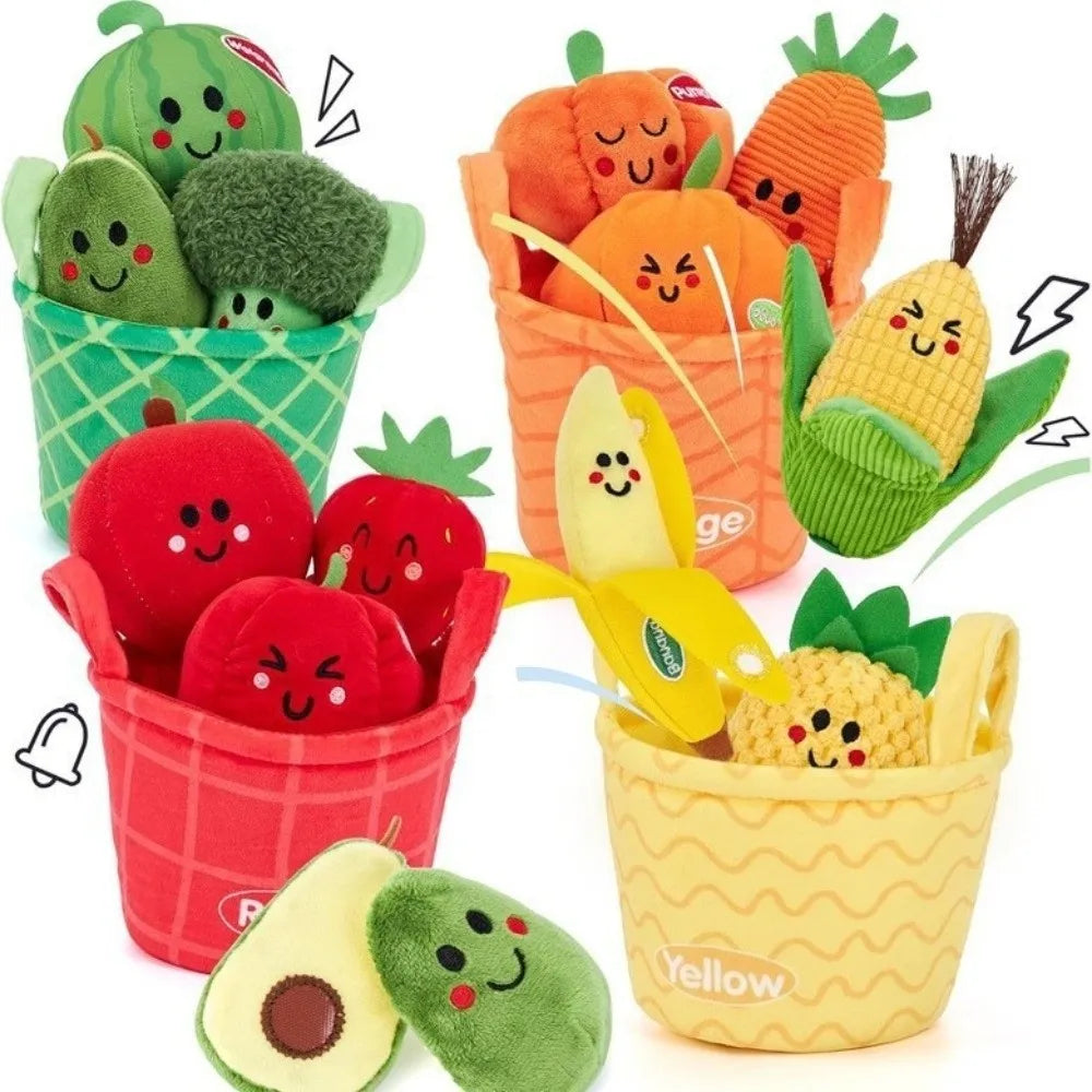 Soft Sensory Plush Fruit & Veg Set